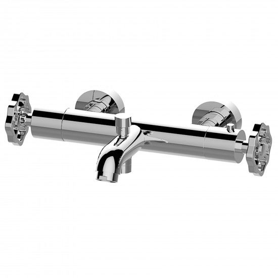Graff Vintage wall mounted thermostatic bath group