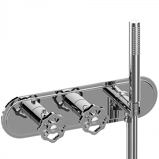 Graff Vintage wall mounted thermostatic shower group