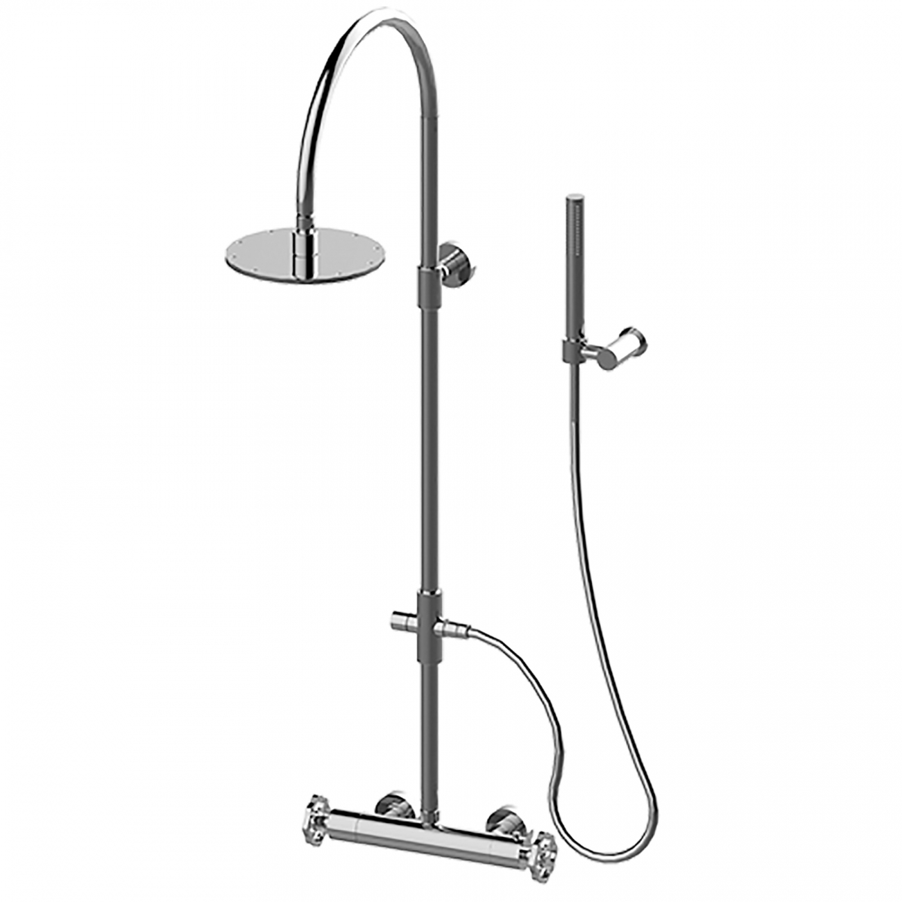 Graff Vintage wall mounted thermostatic shower column