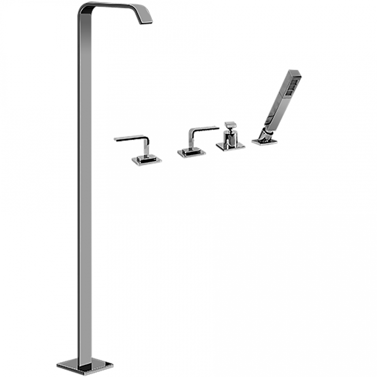 Graff Immersion floor mounted bath group