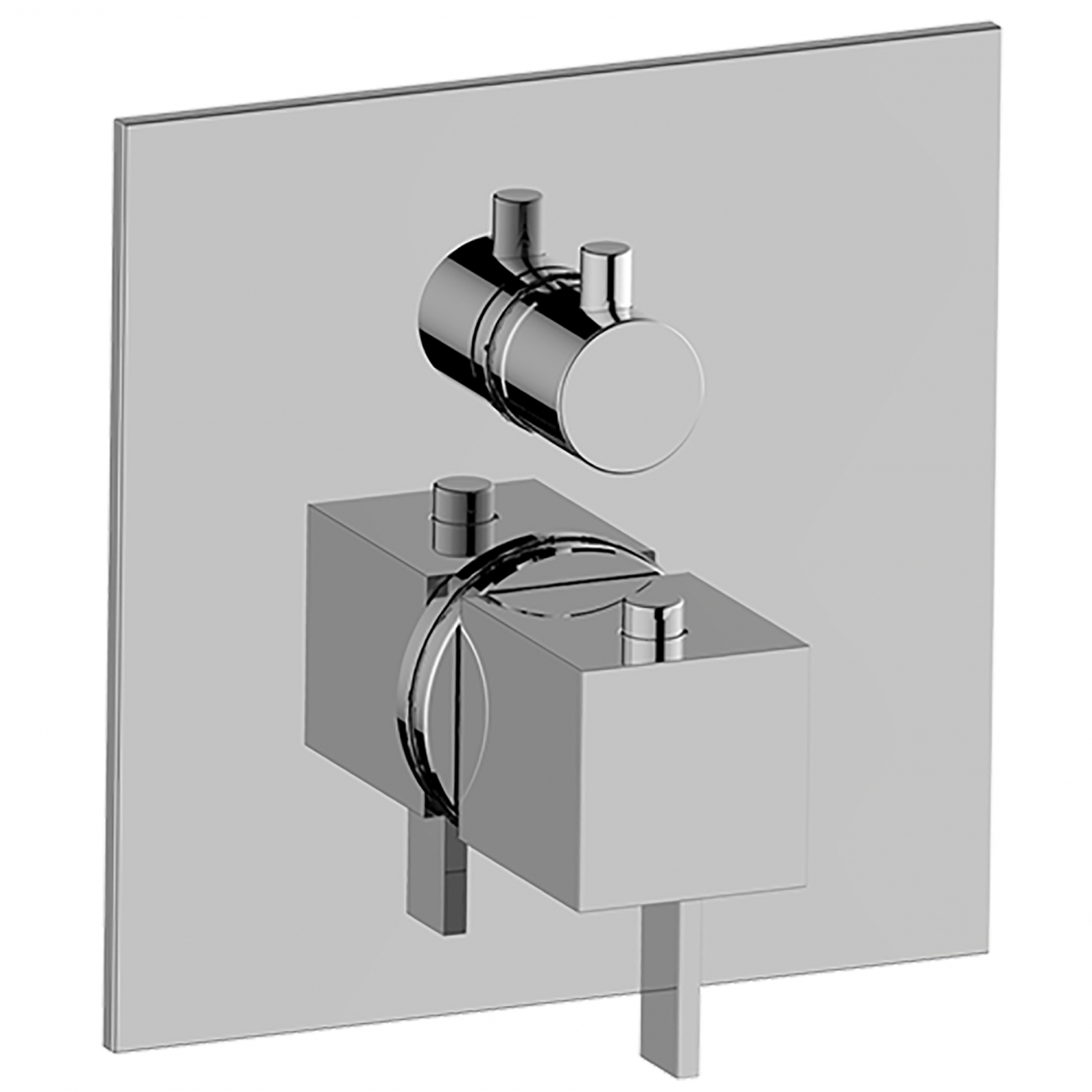 Graff Qubic wall mounted thermostatic