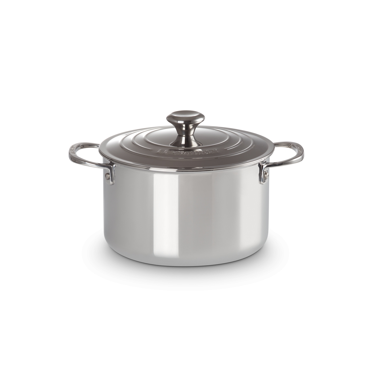 Le Creuset Signature Stainless Steel Deep Casserole with Lid 18