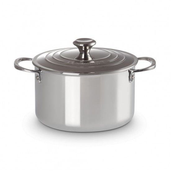 Le Creuset Stainless Steel Tall Casserole with Lid 20