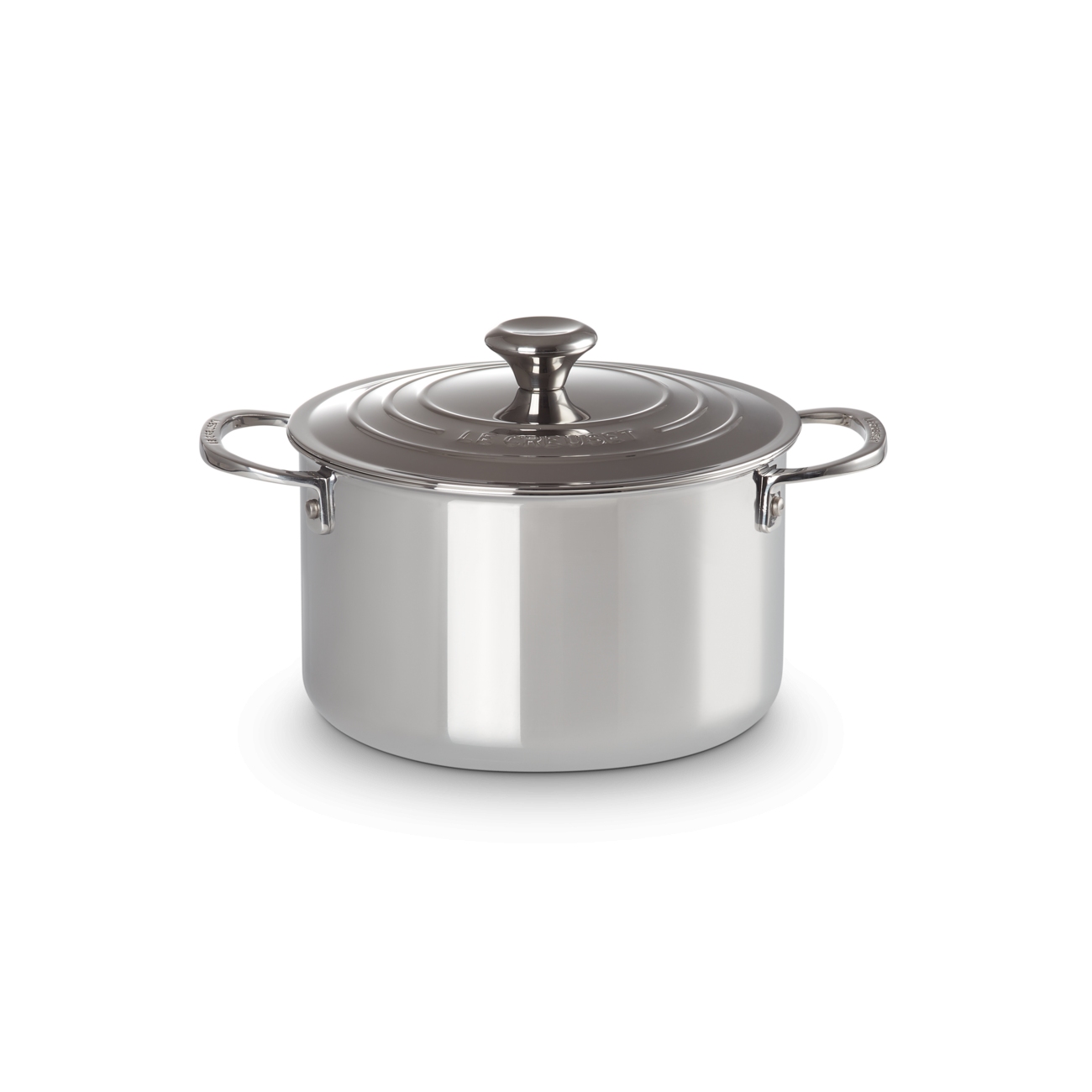 Le Creuset Stainless Steel Tall Casserole with Lid 20