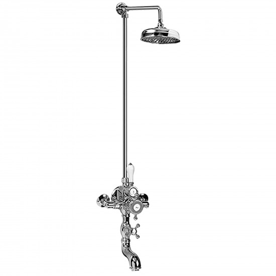 Graff Adley wall mounted thermostatic shower column