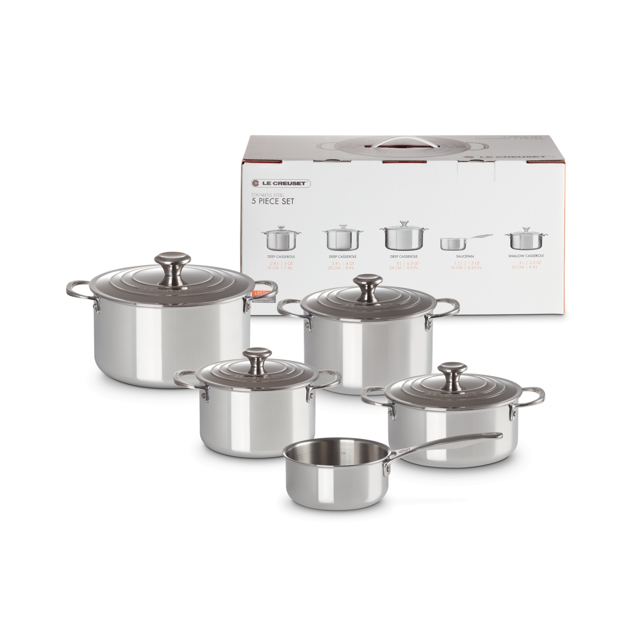 Le Creuset Stainless Steel 5