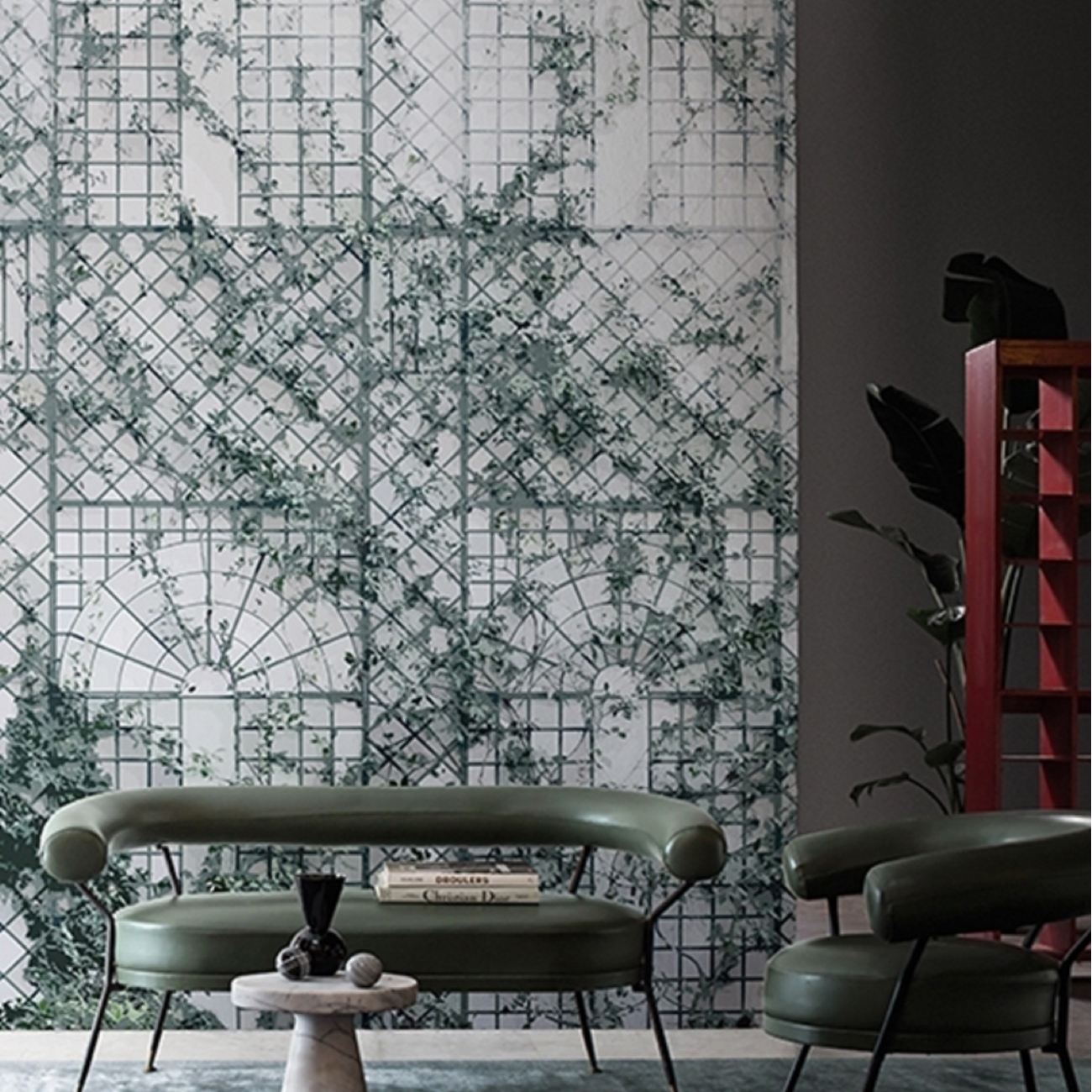 Wall & Decò Treillage Wallpaper
