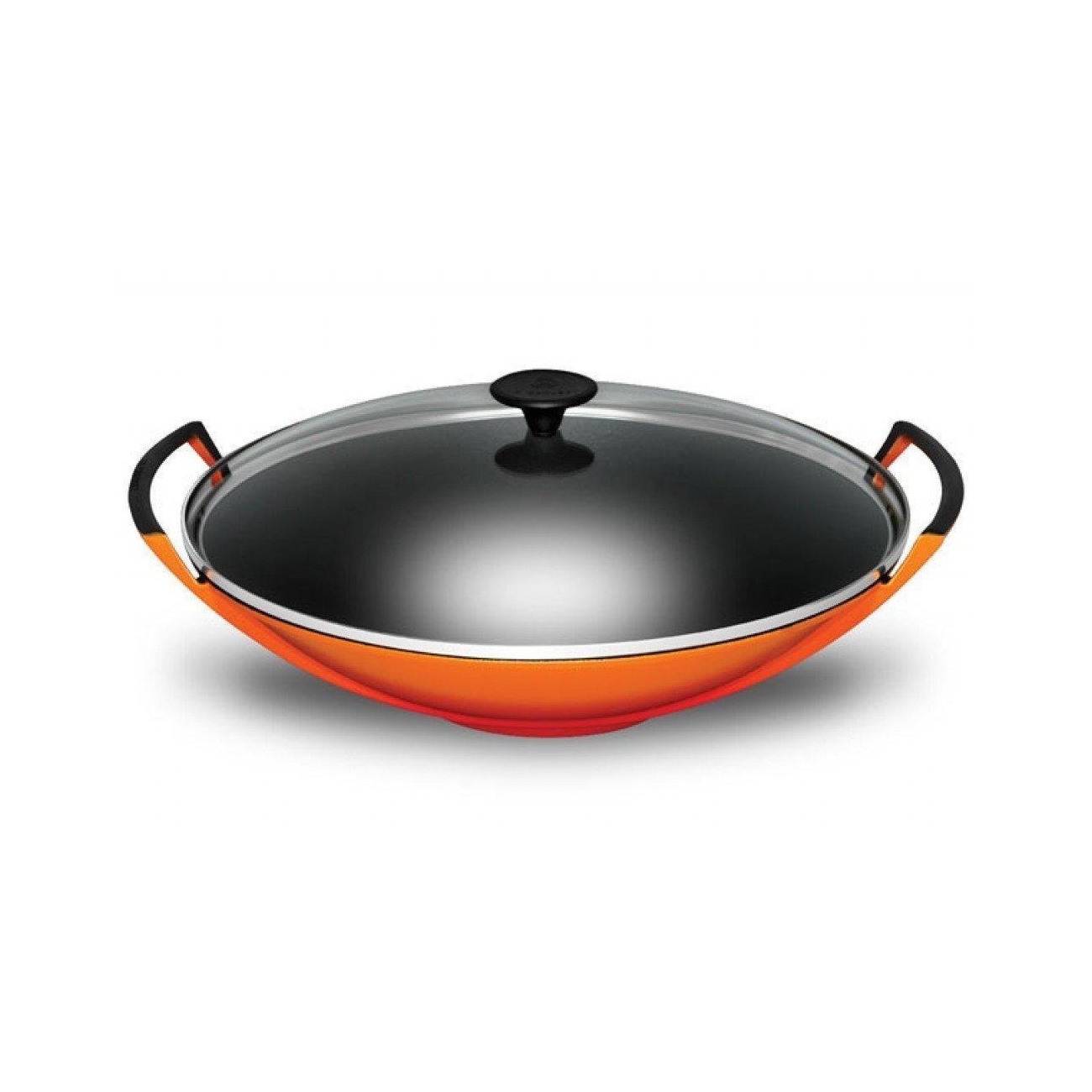 Le Creuset Wok with glass lid