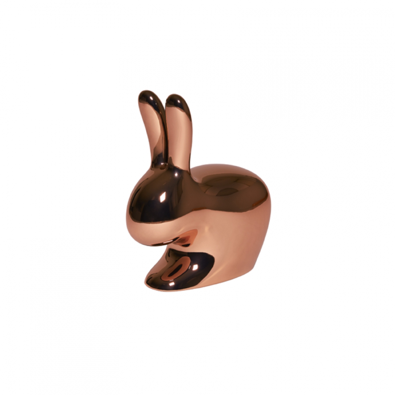 Qeeboo Rabbit Chair Baby Metal Copper