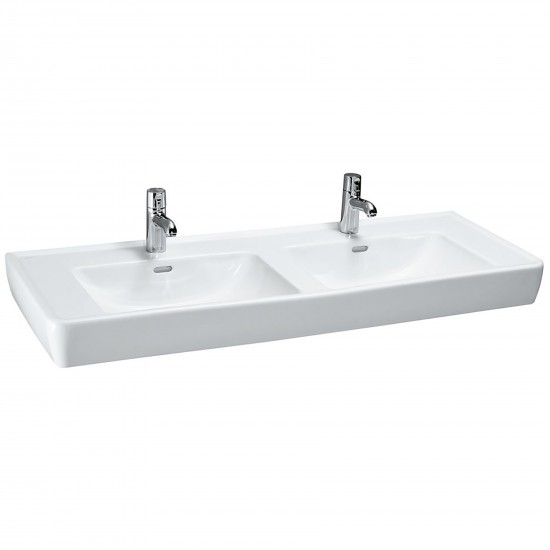 Laufen Pro A wall hung double basin