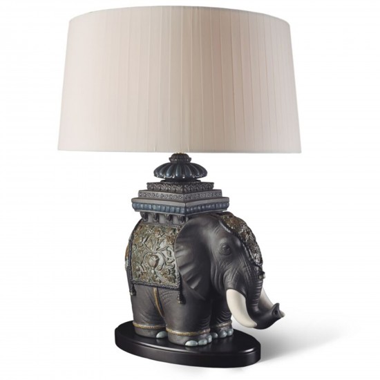 Lladró Elefante di Siam Lampada da tavolo