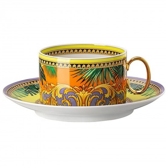 Rosenthal Versace Jungle Animalier Yellow Tea Cup