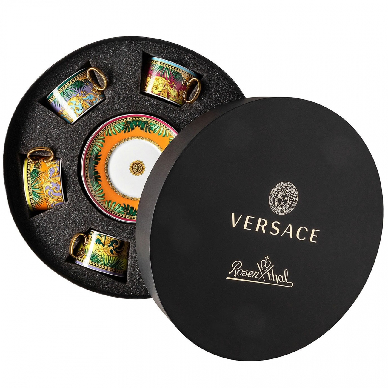 Rosenthal Versace Jungle Animalier Set of 6 Tea Cup