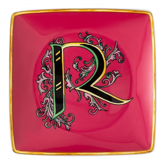 Rosenthal Versace Alphabet R Coppetta quadra piana