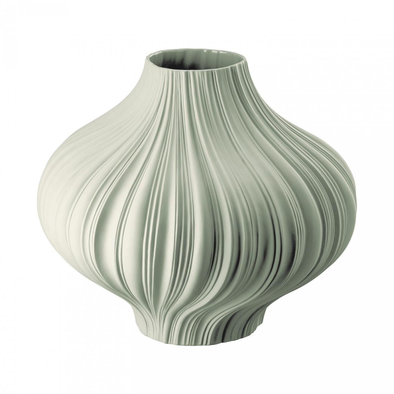 Rosenthal Sixty & Twelve Plissee Sea Salt Vase