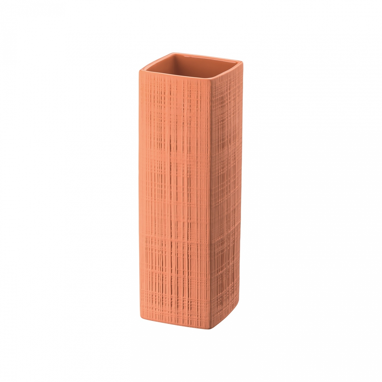 Rosenthal Sixty & Twelve Structura Fabric Coral Vase