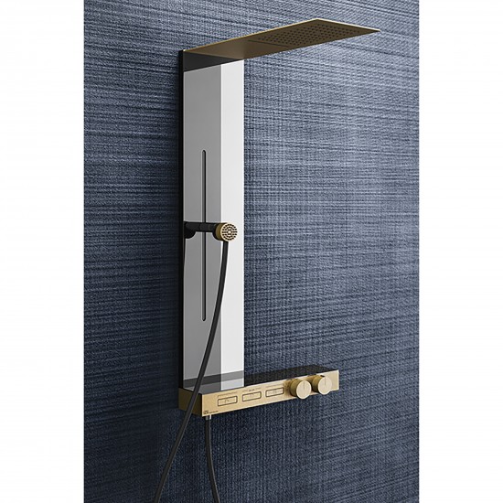 Gessi Hi-Fi wall mounted shower column