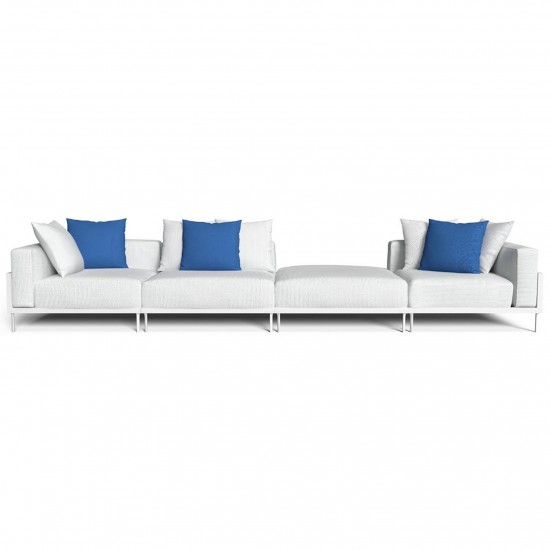 Talenti Cleo Soft Alu modular sofa