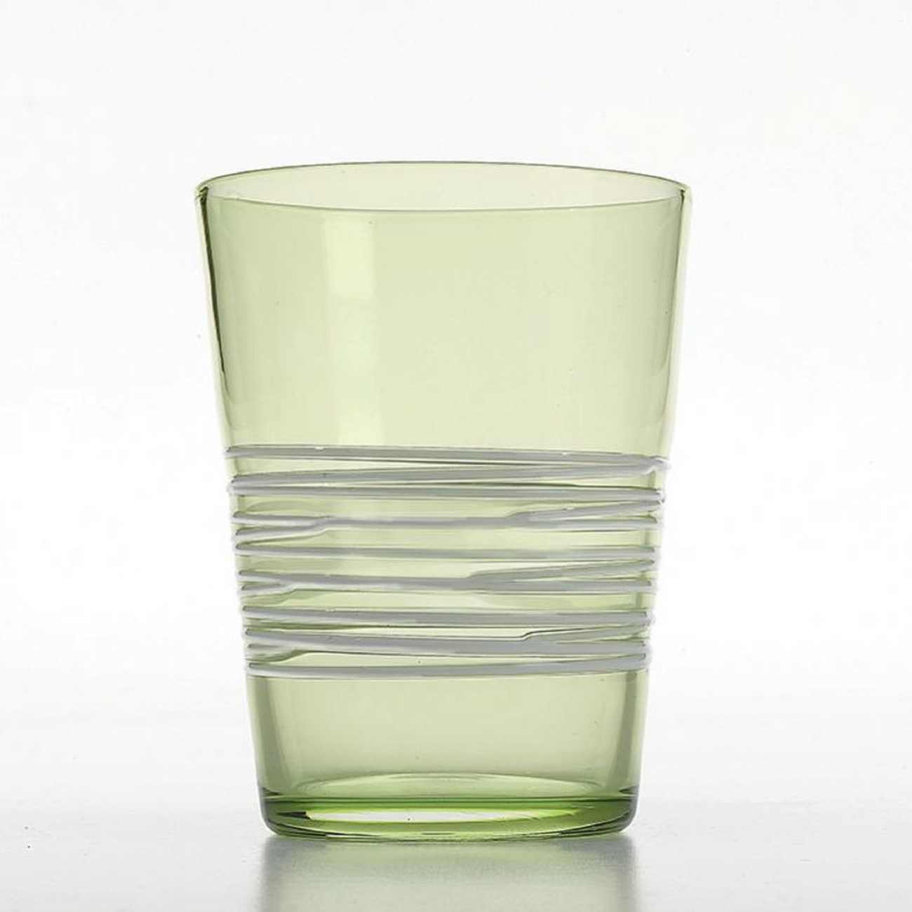 Zafferano Filante Set 6 Bicchieri Verde