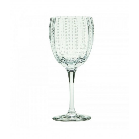Zafferano Perle Set 2 Wine Glass Clear