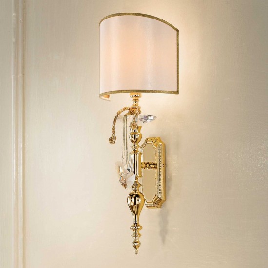 Masiero Atelier Brass & Spots lampada a parete