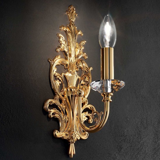 Masiero Atelier Brass & Spots lampada a parete