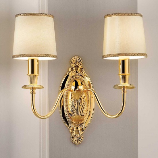 Masiero Atelier Brass wall-mounted lamp