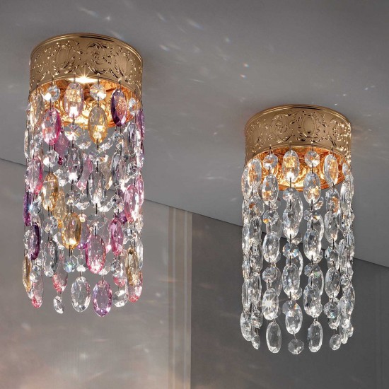 Masiero Atelier Brass & Spots lampada a soffitto