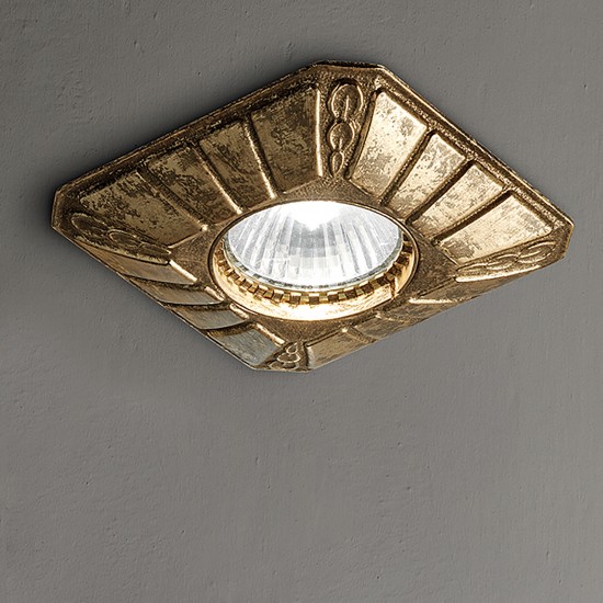 Masiero Atelier Brass & Spots ceiling lamp