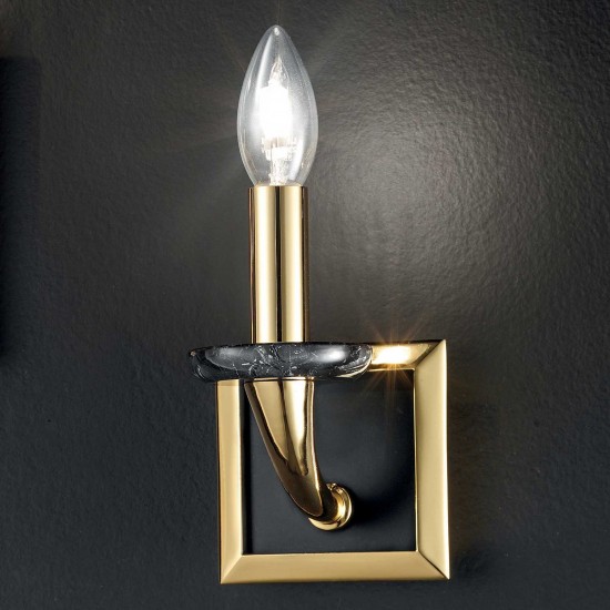 Masiero Atelier Brass & Spots wall-mounted lamp