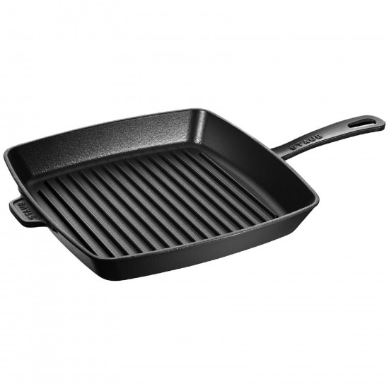 Staub Square Grill with handle 30 Black