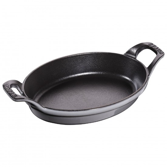 Staub Oval Baking Dish 21 Graphite Grey