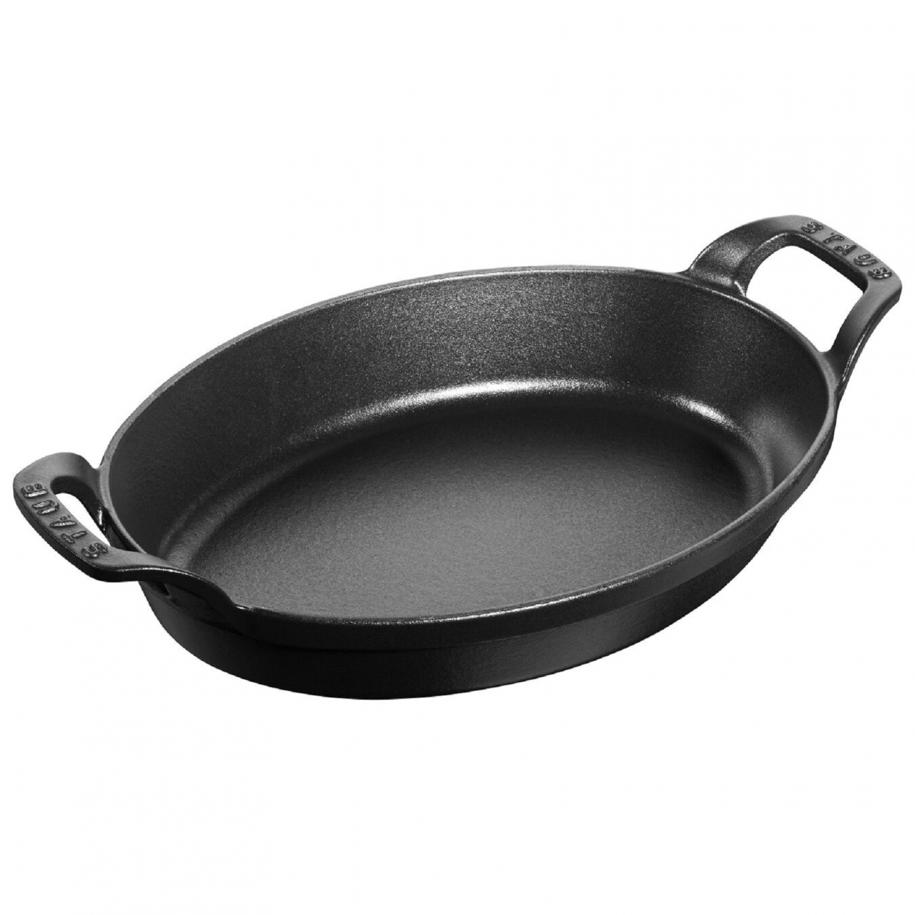 Staub Oval Baking Dish 24 Black