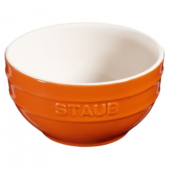 Staub Round Bowl 14 Orange