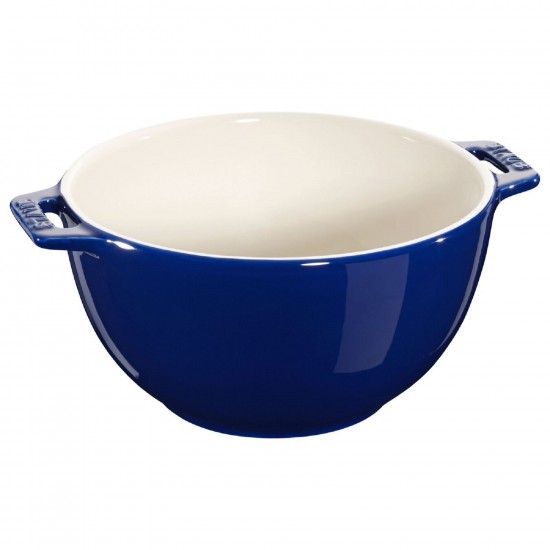 Staub Bowl with handles 18 Dark Blue