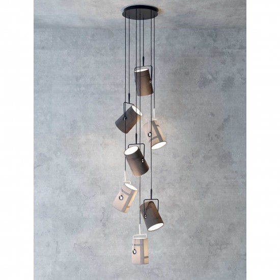 Lodes Diesel Fork Small cluster pendant lamp