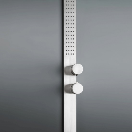 Fantini MilanoSlim wall-mount shower column