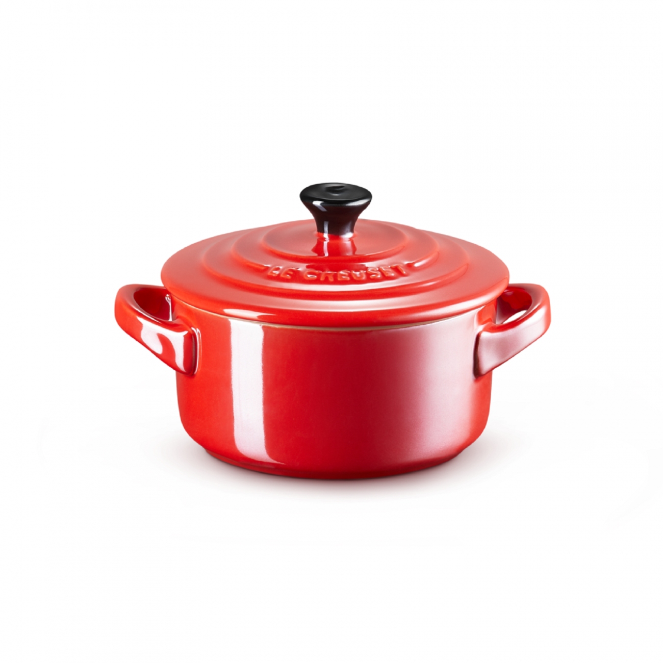 Le Creuset Red Heart Shaped Cocotte Dutch Oven 1L Cast Iron Dish Pot