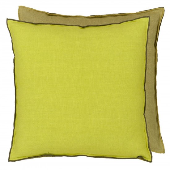 Designers Guild Brera Lino Lime Cushion