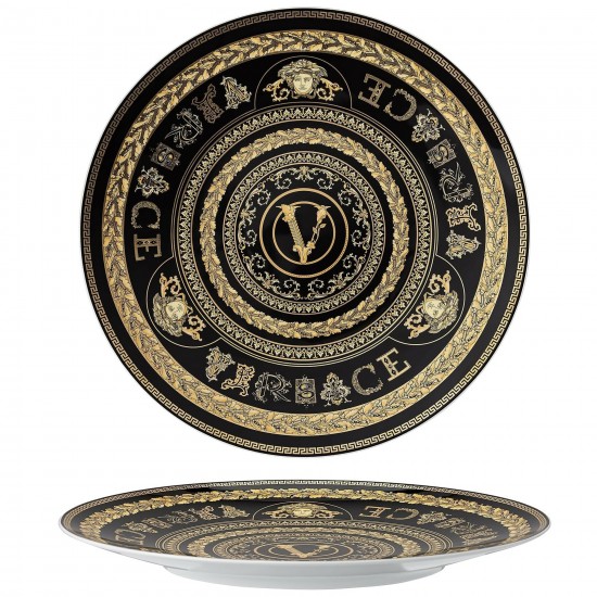 Rosenthal Versace Virtus Gala Black Service plate