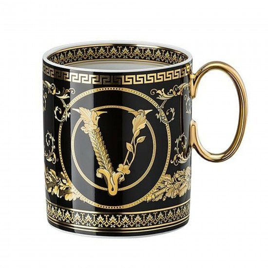 Rosenthal Versace Virtus Gala Black Mug