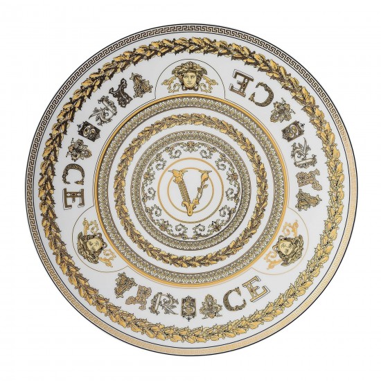 Rosenthal Versace Virtus Gala White Service plate
