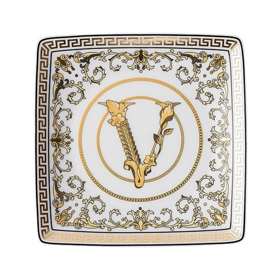 Rosenthal Versace Virtus Gala White Bowl square flat