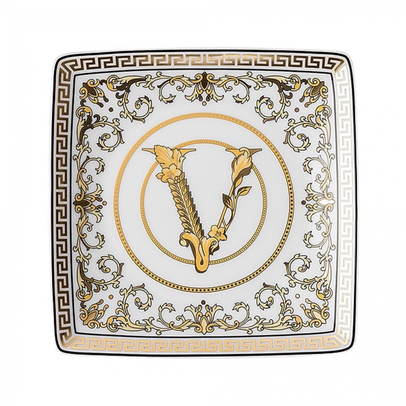 Rosenthal Versace Virtus Gala White Coppetta quadra piana