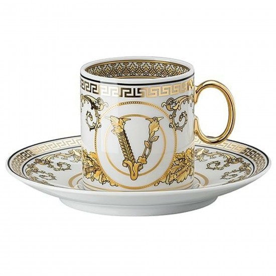 Rosenthal Versace Virtus Gala White Espresso cup