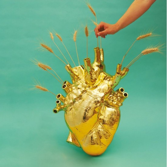 Seletti Love In Bloom Vaso Gigante Gold