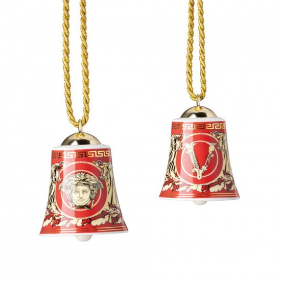 Rosenthal Versace Virtus Holiday Porcelain bell