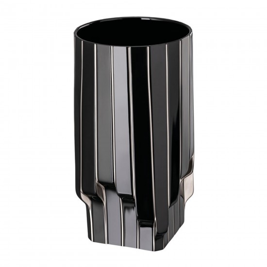 Rosenthal Strip Black platinum Vase