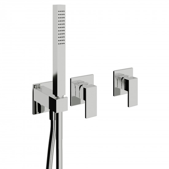 Treemme Q30 wall-mounted bath shower mixer