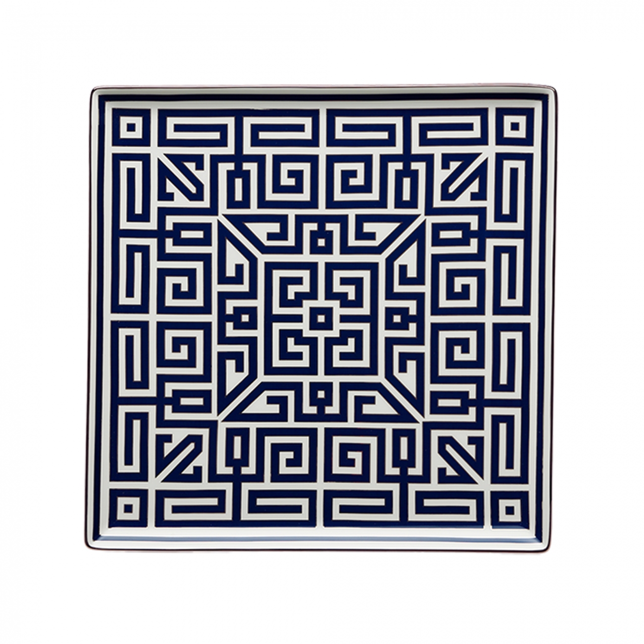 Ginori 1735 Labirinto Vide poche squared plate